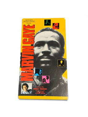 1989 Motown Productions Marvin Gaye VHS Tape